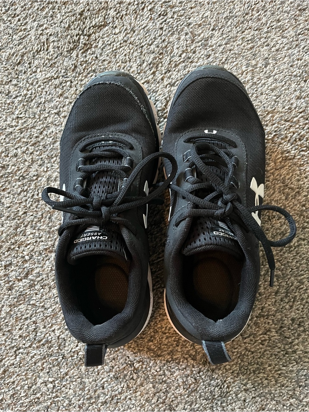 Under Armour Black and White Training Sneakers